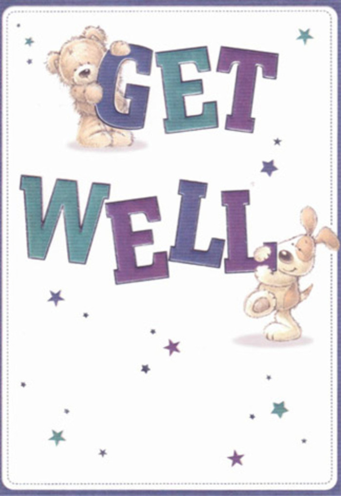 This get well card sparkles with warmth and optimism, its playful motif resonant with the easygoing, creative energy of Cambridge Heath. Two whimsical characters-a fluffy bear and an endearing, long-eared pup-occupy the centre, both caught in an act of gently passing good wishes. Stars float around them in delicate swirls of violet and turquoise, mirroring the vibrant colours seen on market days or beneath canal-side murals. The bold, oversized text-shaded artfully in purple and teal-grounds the scene in a lively, hopeful spirit, while the bear's downy coat and the puppy's soft ears add depth and tactility, almost as if inviting a reassuring embrace. There's a sense of movement and buoyant lightness, as though the card itself were sent with the fresh promise of the local flower stalls of Cambridge Heath. Whether for a friend recuperating after a stroll in London Fields or a neighbour in need of support, the design exudes sincerity, care, and a touch of the area's natural charm.